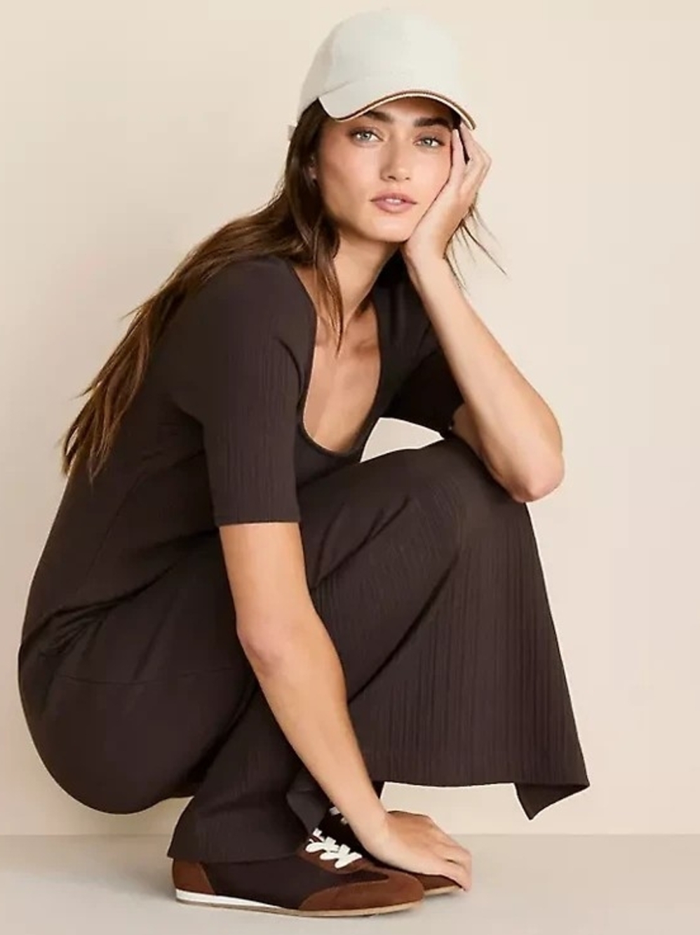 LOFT | Lou & Grey Ribbed Maxi Dress XL
